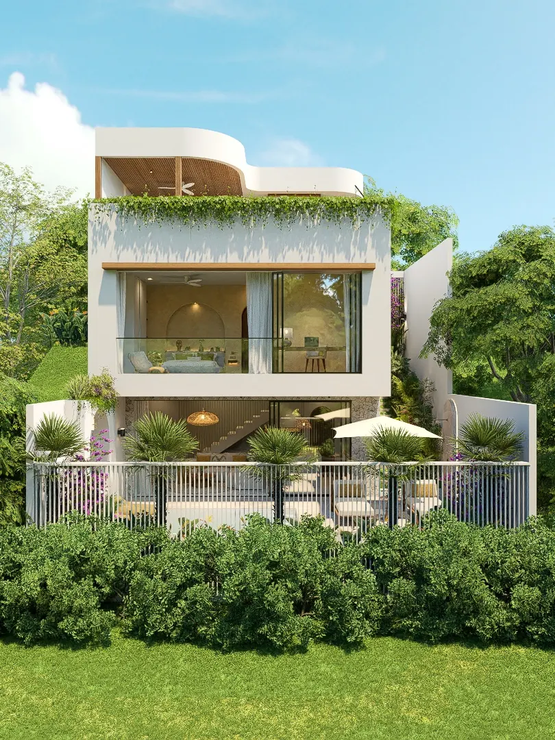The one-bedroom villa nested in the jungle canopy